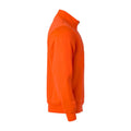 Visibility Orange - Lifestyle - Clique Unisex Adult Basic Half Zip Sweatshirt