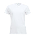 White - Front - Clique Womens-Ladies New Classic Melange T-Shirt