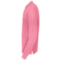 Pink - Lifestyle - Cottover Mens Pique Long-Sleeved T-Shirt