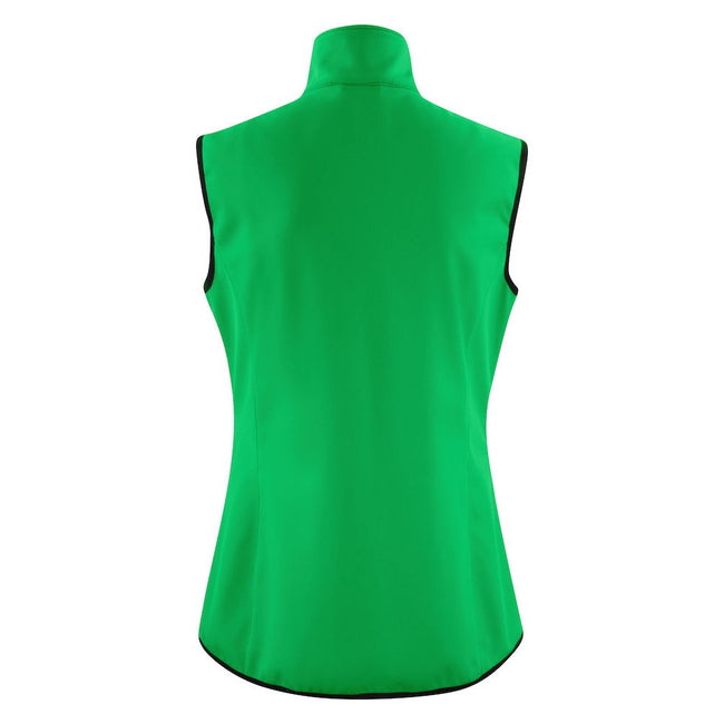 Fresh Green - Back - Printer Womens-Ladies Trial Softshell Gilet