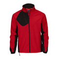 Red - Front - Projob Mens Soft Shell Jacket