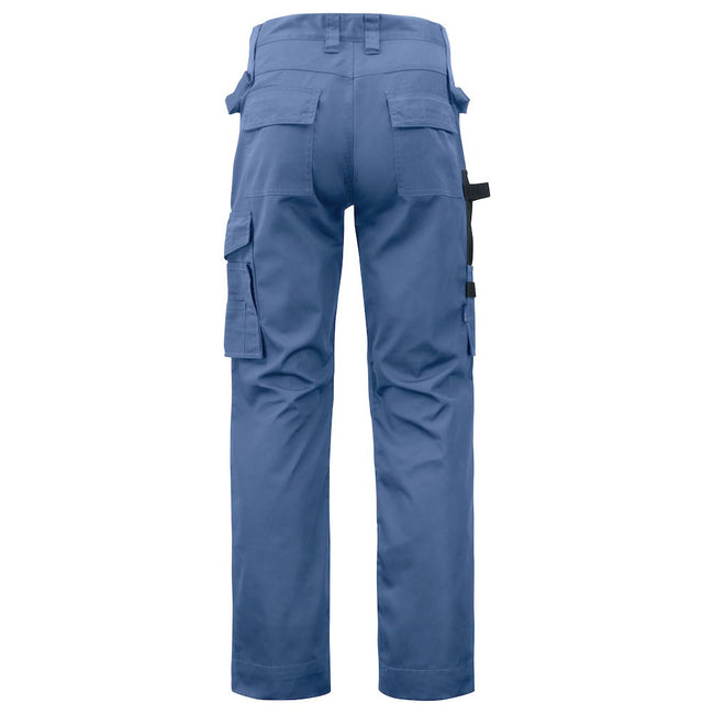 Sky Blue - Back - Projob Mens Cargo Trousers