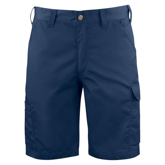 Navy - Front - Projob Mens Plain Cargo Shorts
