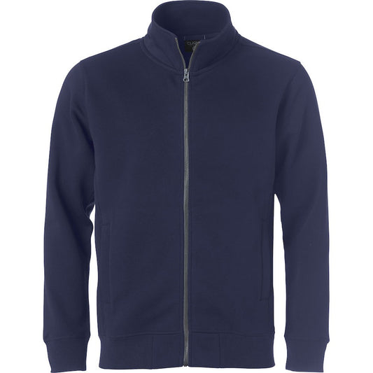 Dark Navy - Front - Clique Mens Classic Full Zip Cardigan
