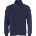 Dark Navy - Front - Clique Mens Classic Full Zip Cardigan