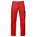 Red - Front - Projob Mens Cargo Trousers