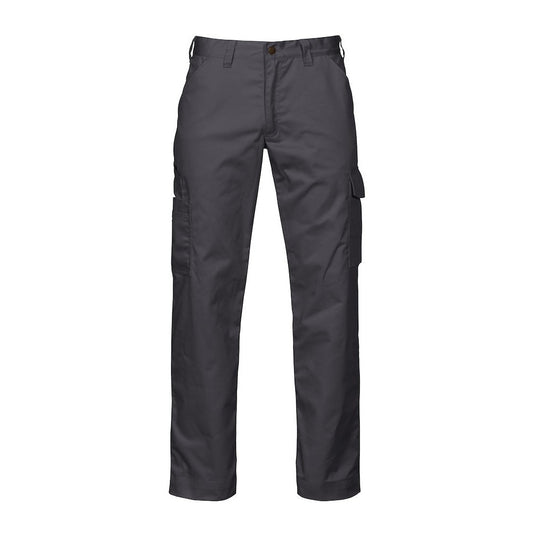Grey - Front - Projob Mens Cargo Trousers