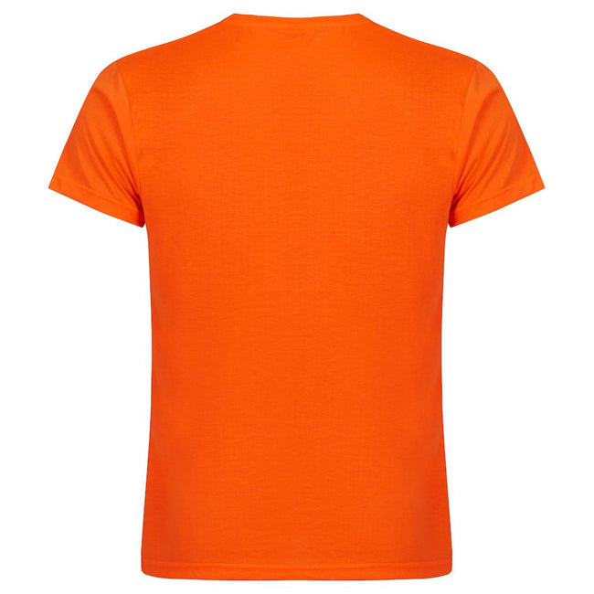 Visibility Orange - Back - Clique Mens Classic T-Shirt