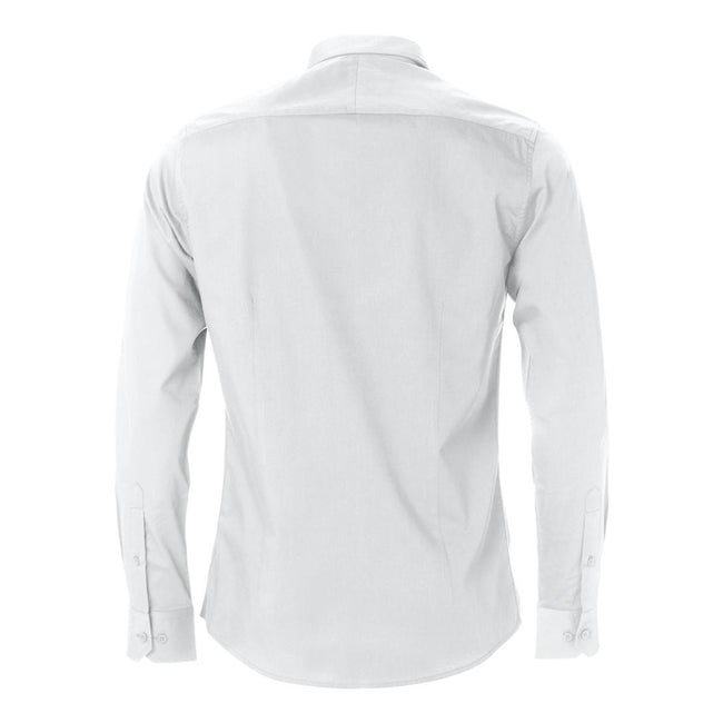 White - Back - Clique Mens Clark Formal Shirt
