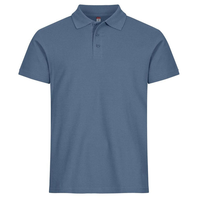 Steel Blue - Front - Clique Mens Basic Polo Shirt