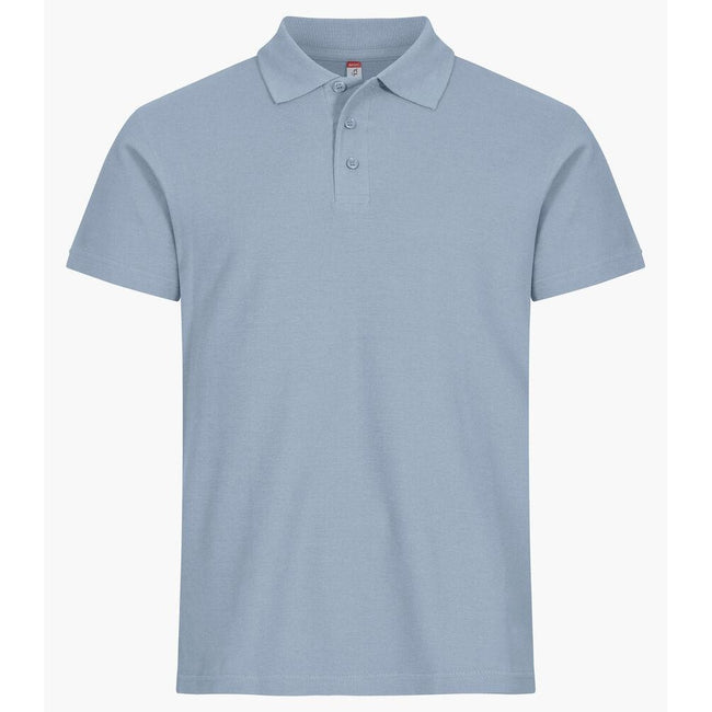 Soft Blue - Front - Clique Mens Basic Polo Shirt