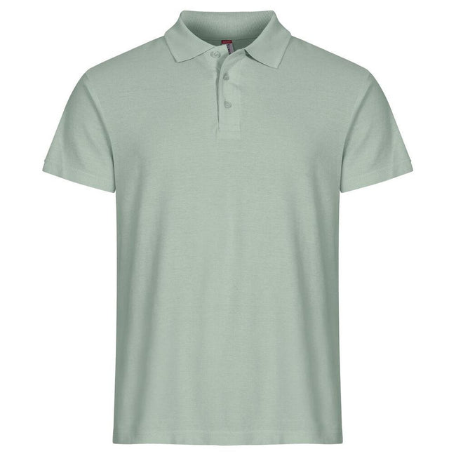 Sage Green - Front - Clique Mens Basic Polo Shirt