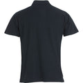 Black - Back - Clique Mens Basic Polo Shirt