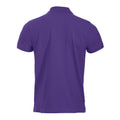 Bright Lilac - Back - Clique Mens Classic Lincoln Polo Shirt