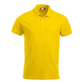 Lemon - Front - Clique Mens Classic Lincoln Polo Shirt