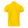 Lemon - Back - Clique Mens Classic Lincoln Polo Shirt
