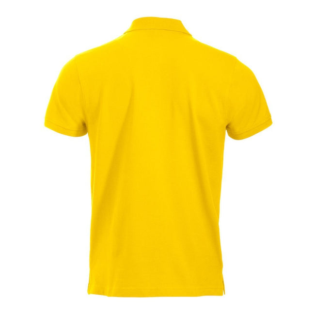 Lemon - Back - Clique Mens Classic Lincoln Polo Shirt