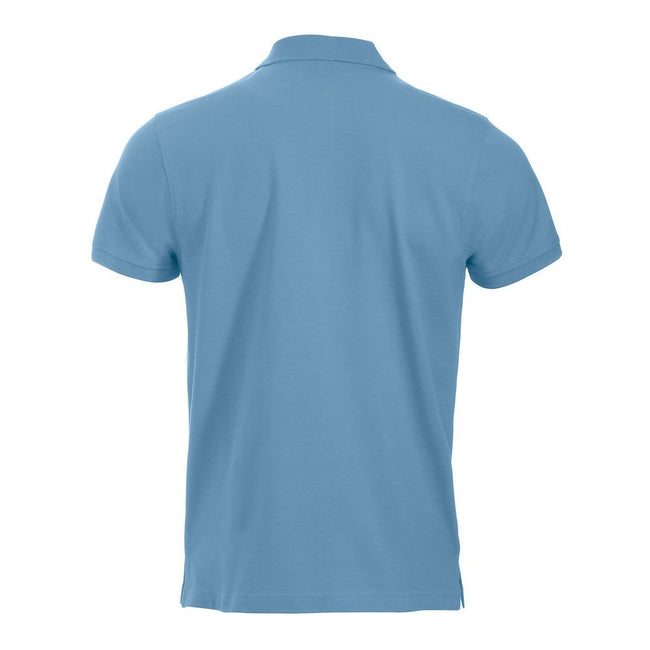 Light Blue - Back - Clique Mens Classic Lincoln Polo Shirt