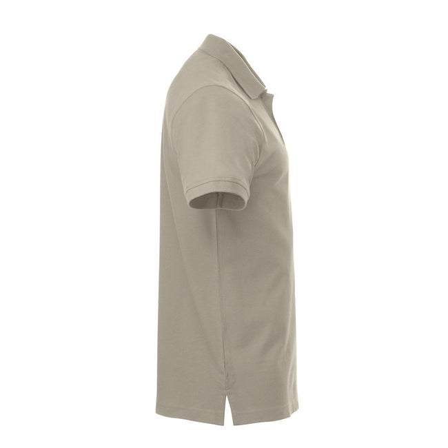 Light Khaki - Side - Clique Mens Classic Lincoln Polo Shirt