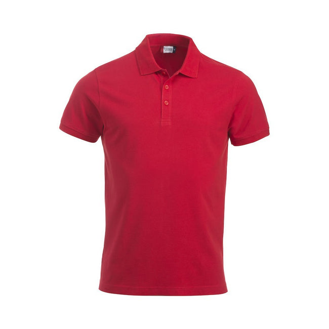 Red - Front - Clique Mens Classic Lincoln Polo Shirt