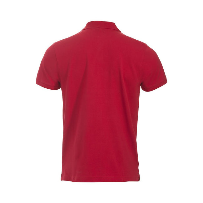 Red - Back - Clique Mens Classic Lincoln Polo Shirt