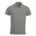 Silver - Front - Clique Mens Classic Lincoln Polo Shirt
