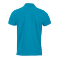 Turquoise - Back - Clique Mens Classic Lincoln Polo Shirt