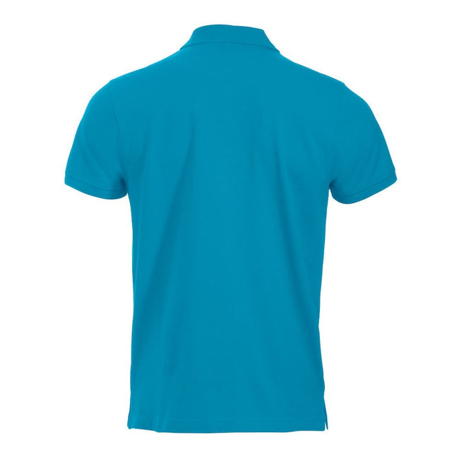 Turquoise - Back - Clique Mens Classic Lincoln Polo Shirt