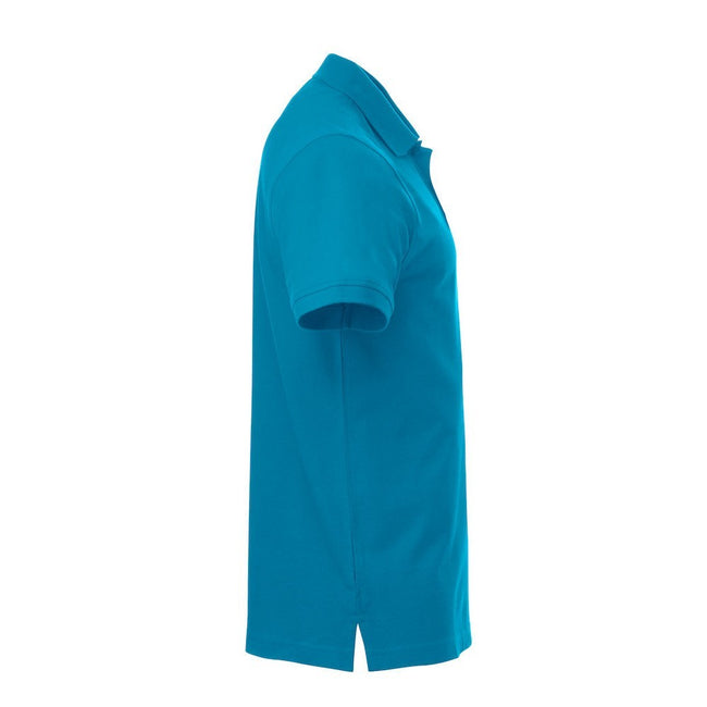 Turquoise - Side - Clique Mens Classic Lincoln Polo Shirt
