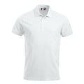 White - Front - Clique Mens Classic Lincoln Polo Shirt