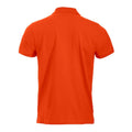 Blood Orange - Back - Clique Mens Classic Lincoln Polo Shirt