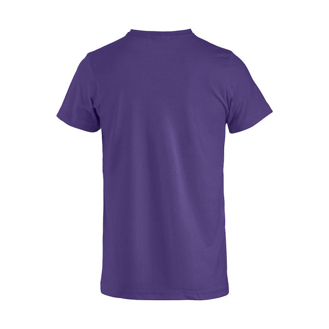 Bright Lilac - Back - Clique Mens Basic T-Shirt