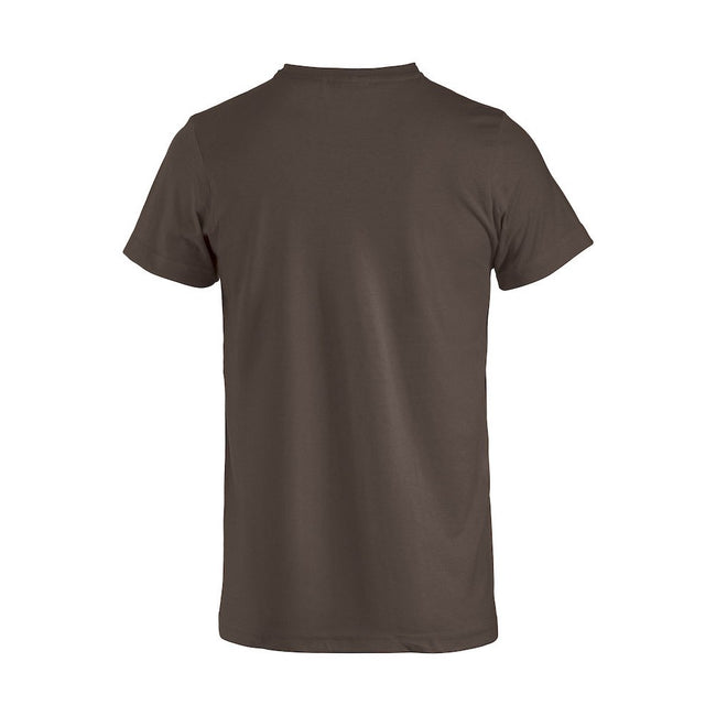 Dark Mocha - Back - Clique Mens Basic T-Shirt