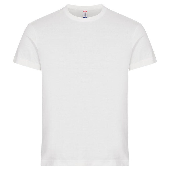 Off White - Front - Clique Mens Basic T-Shirt