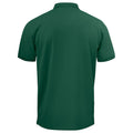 Forest Green - Back - Projob Mens Pique Polo Shirt
