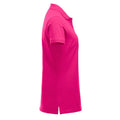 Bright Cerise - Side - Clique Womens-Ladies Marion Polo Shirt