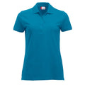 Turquoise - Front - Clique Womens-Ladies Marion Polo Shirt