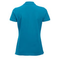Turquoise - Back - Clique Womens-Ladies Marion Polo Shirt