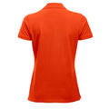 Blood Orange - Back - Clique Womens-Ladies Marion Polo Shirt