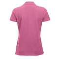 Bright Pink - Back - Clique Womens-Ladies Marion Polo Shirt