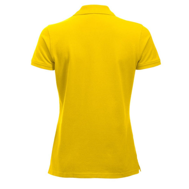 Lemon - Back - Clique Womens-Ladies Marion Polo Shirt