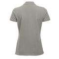 Silver - Back - Clique Womens-Ladies Marion Polo Shirt