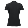 Black - Back - Clique Womens-Ladies Marion Polo Shirt