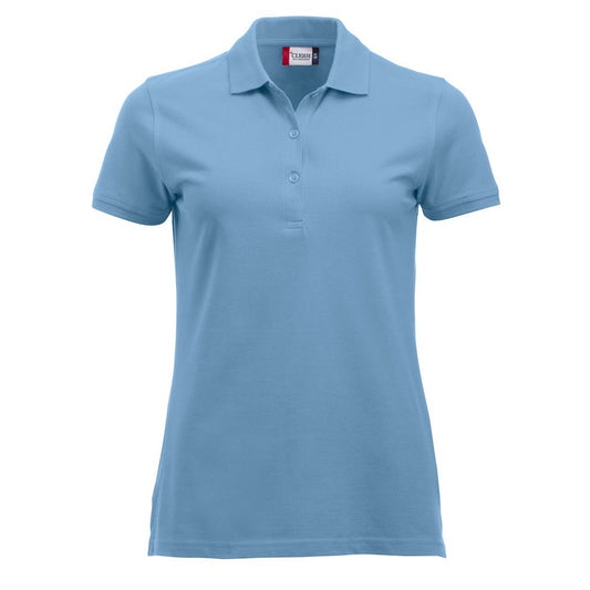 Light Blue - Front - Clique Womens-Ladies Marion Polo Shirt