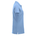 Light Blue - Side - Clique Womens-Ladies Marion Polo Shirt