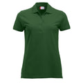 Bottle Green - Front - Clique Womens-Ladies Marion Polo Shirt