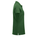 Bottle Green - Side - Clique Womens-Ladies Marion Polo Shirt