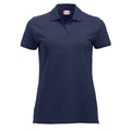 Dark Navy - Front - Clique Womens-Ladies Marion Polo Shirt