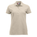Light Khaki - Front - Clique Womens-Ladies Marion Polo Shirt