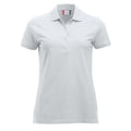 White - Front - Clique Womens-Ladies Marion Polo Shirt